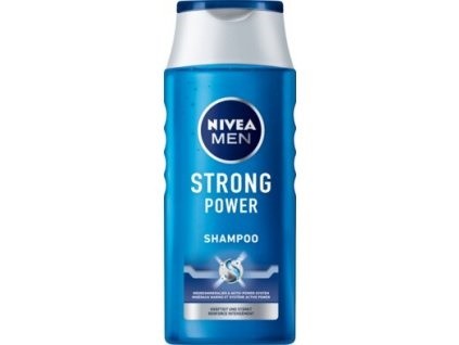 Nivea Men šampon Strong power 250ml - Kosmetika Pro muže Vlasová kosmetika Šampóny